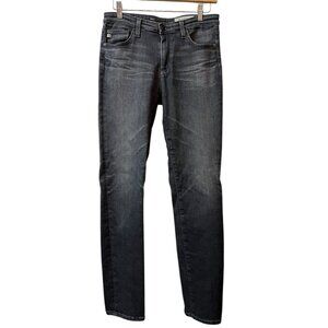 Adriano Goldschmied Jeans Women's Size 29R Black Aged Denim Prima Cigarette Leg
